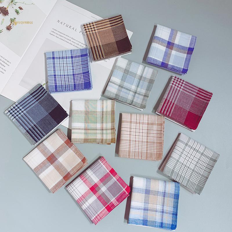 MUQV 40x40CM Khăn Tay Cotton Cho Người Lớn Lớn Lớn Vuông s Nhiều Sử Dụng Khăn Mặt Nam Mồ Hôi Vải 40x