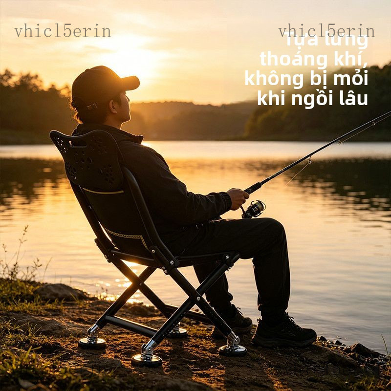 Ghế câu cáMẫu mới của ghế câu cá Journeyman, ghế câu cá đa địa hình, ghế câu cá nhẹ, ghế ngoài trời 