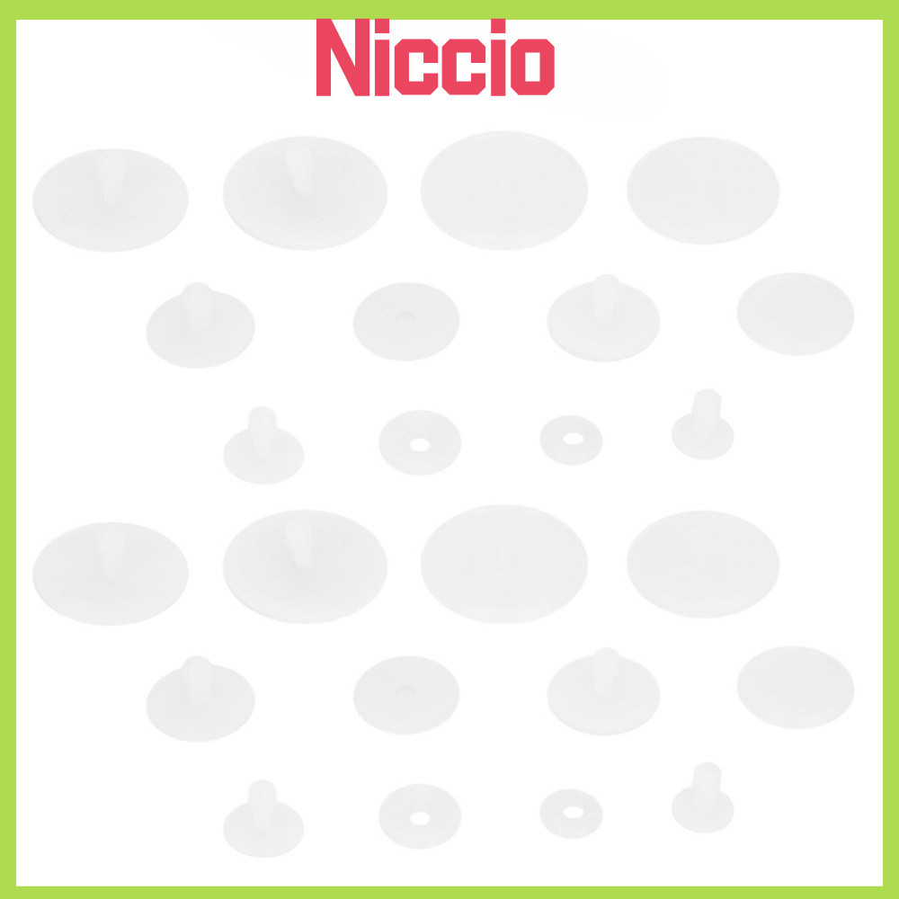 NICIO 140 Cái Khớp Búp Bê, Phụ Kiện Bộ Xương Khớp Có Thể Tháo Rời Khớp Búp Bê Nhựa, Phụ Kiện Búp Bê 