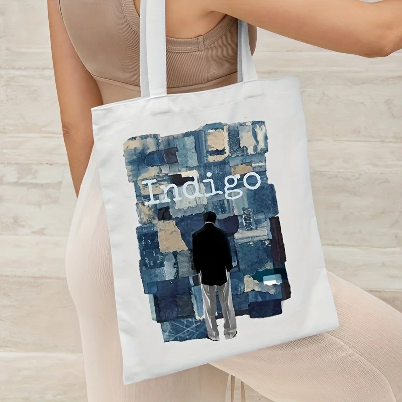 RM Indigo Album Túi Xách Kpop CanvasTote Túi Chất Lượng Cao Có Thể Tái Sử Dụng Túi Vải Mua Sắm Siêu 