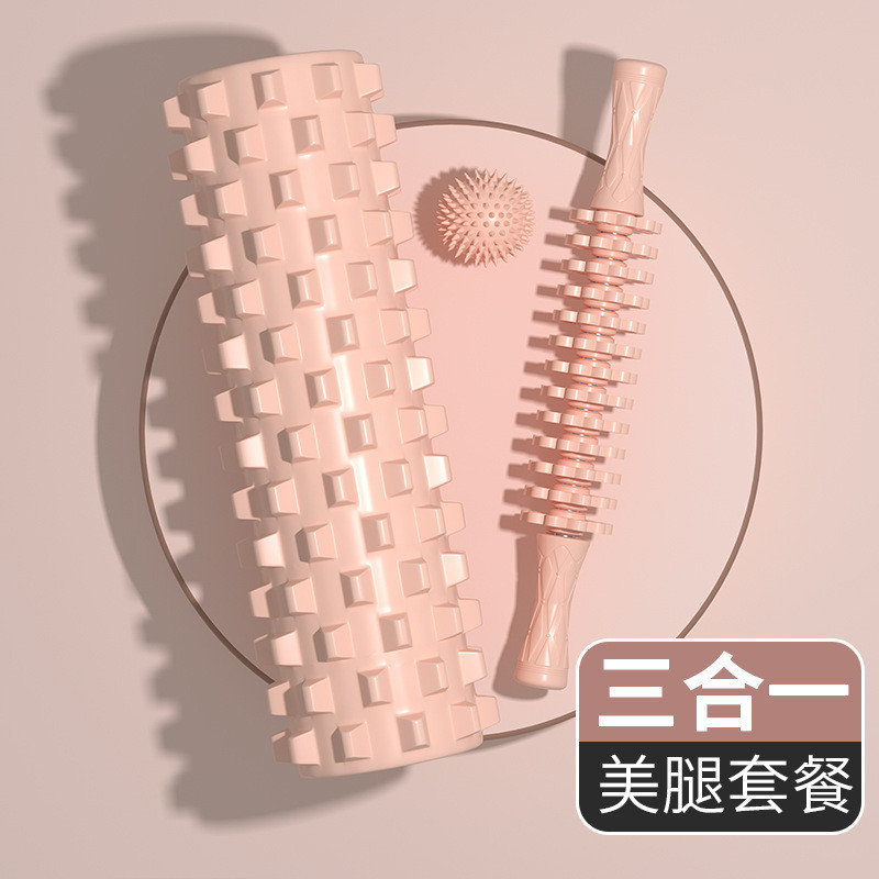 EVA Foam Roller Mace Yoga Cột Thể Dục Massage Thư Giãn Cơ 45cm Langyang Rỗng Yoga Cột