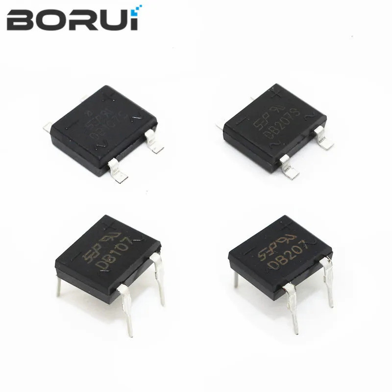 10 CÁI DB107 DB207 DIP4 DB107S DB207 DB104 DB104S DB157 DF06S DB105 DB105S SOP-4 Bộ chỉnh lưu cầu SM