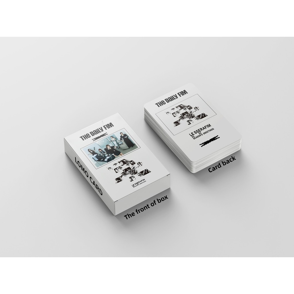 55 Cái / hộp Mùa 2026 Lời chào DIFFERENT Nhật Bản Mini Album Photocards HOT CRAZY DỄ DÀNG Lomo Cards