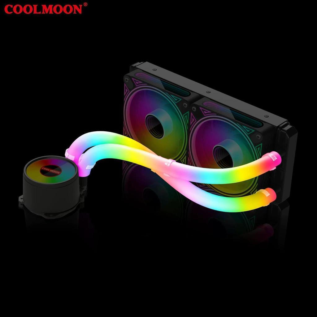 Vận Chuyển Nhanh Cool Moon AL300 / 200 Neon Line Dạ Quang Ban ARGB Light Bar 8Pin Card Đồ Họa 24Pin 