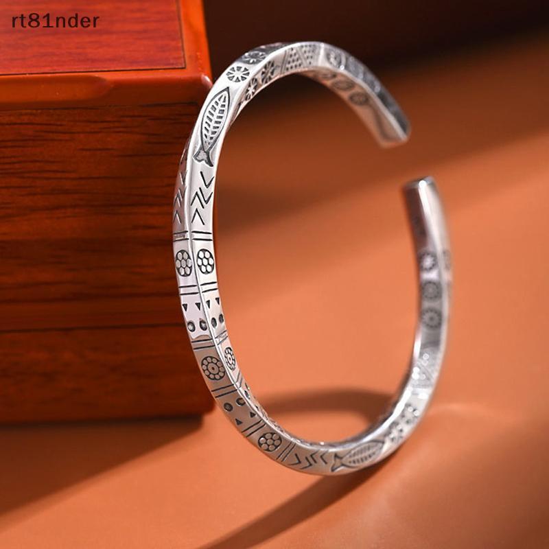 Rt Vintage Lắc Tay Nam Nữ Mobius Xoắn Vòng Tay Unisex Casual Pulseira Gents Trang Sức Mobius Vòng To