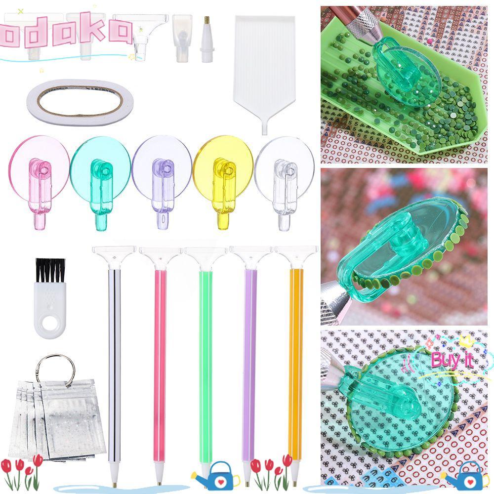ODAKA Diamond Painting Tool Nail Art DIY Crafts Phụ kiện may vá Bộ dụng cụ vẽ tranh kim cương 5D
