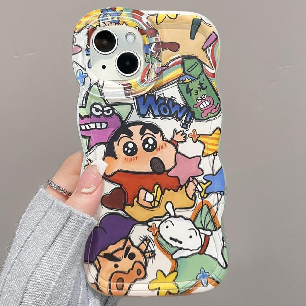 Ốp điện thoại hai trong một Wave Bracket Vỏ điện thoại từ tính Thích hợp cho vỏ điện thoại Apple Cra