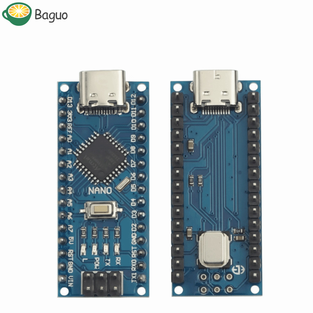 Tương thích BAGUO Arduino, Bộ điều khiển USB Mini USB Nano 3.0 Type-C, Tương thích Micro USB CH340 C