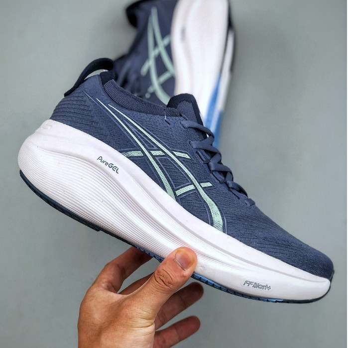 Asics Gel Nimbus 27 Giày Chạy Bộ Nam Nữ Nimbus 27 Giày Thể Thao Hấp Thụ Sốc