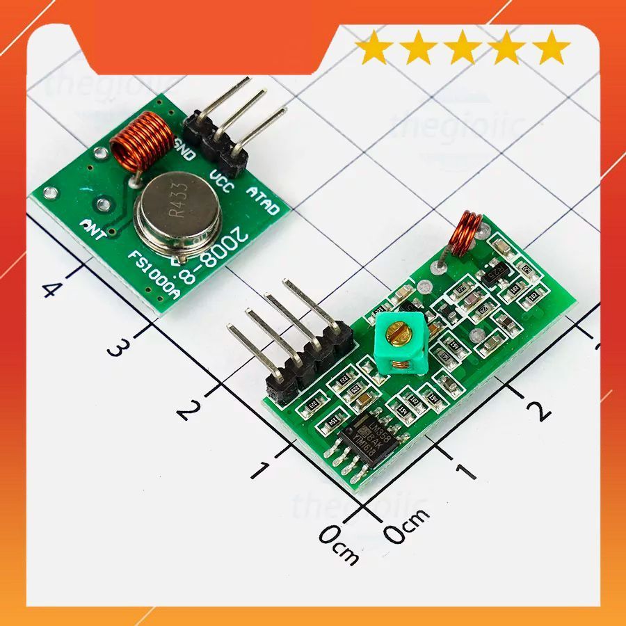 MX-433Mhz Bộ Thu Phát RF 433Mhz 200m
