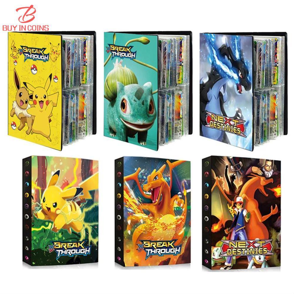 Bc 240 Chiếc Thẻ Chơi Game Pokemon Bộ Sưu Tập Thẻ Album Ảnh Hoạt Hình Hoạt Hình Bộ Sưu Tập Thư Mục K