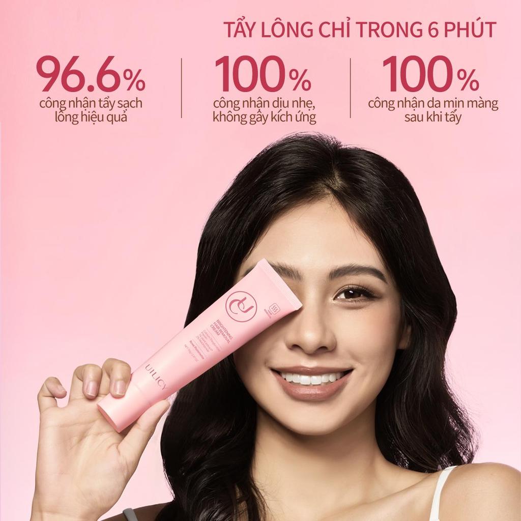 Hỗ trợ Làm trắng và sáng da Kem tẩy lông UILICY 70g Kem Triệt Lông Tẩy lông nhanh chóng chỉ Hỗ trợ Dưỡng ẩm suốt Dịu nhẹ | BigBuy360 - bigbuy360.vn