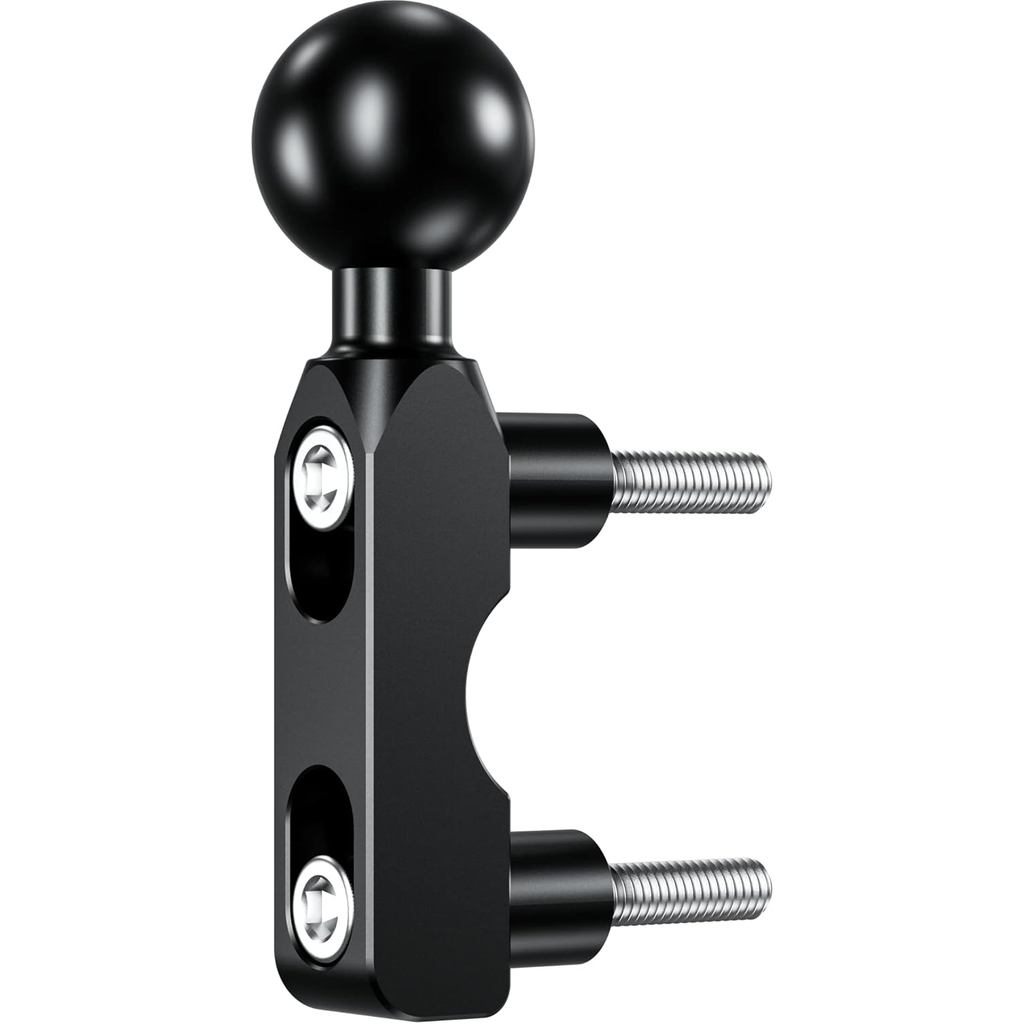 Đế gắn hợp kim nhôm BRCOVAN với bóng TPU 1 '' cho phanh xe máy / bình chứa ly hợp Tương thích với giá đỡ RAM Kích thước B 1 '' Bóng ổ cắm đôi Cánh tay & Xe đạp Điện thoại xe máy Holde