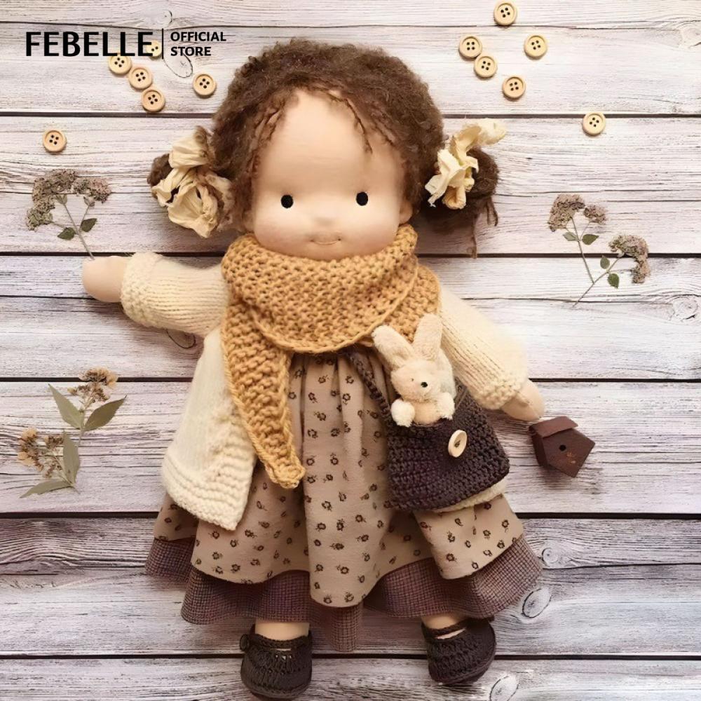 Waldorf Handmade Mini Dress Up Búp Bê Dễ Thương Mềm Nhồi Bông Sang Trọng Đồ Chơi Trẻ Em Sinh Nhật Qu