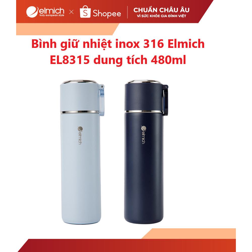 Bình giữ nhiệt inox 316 Elmich EL8315 dung tích 480ml