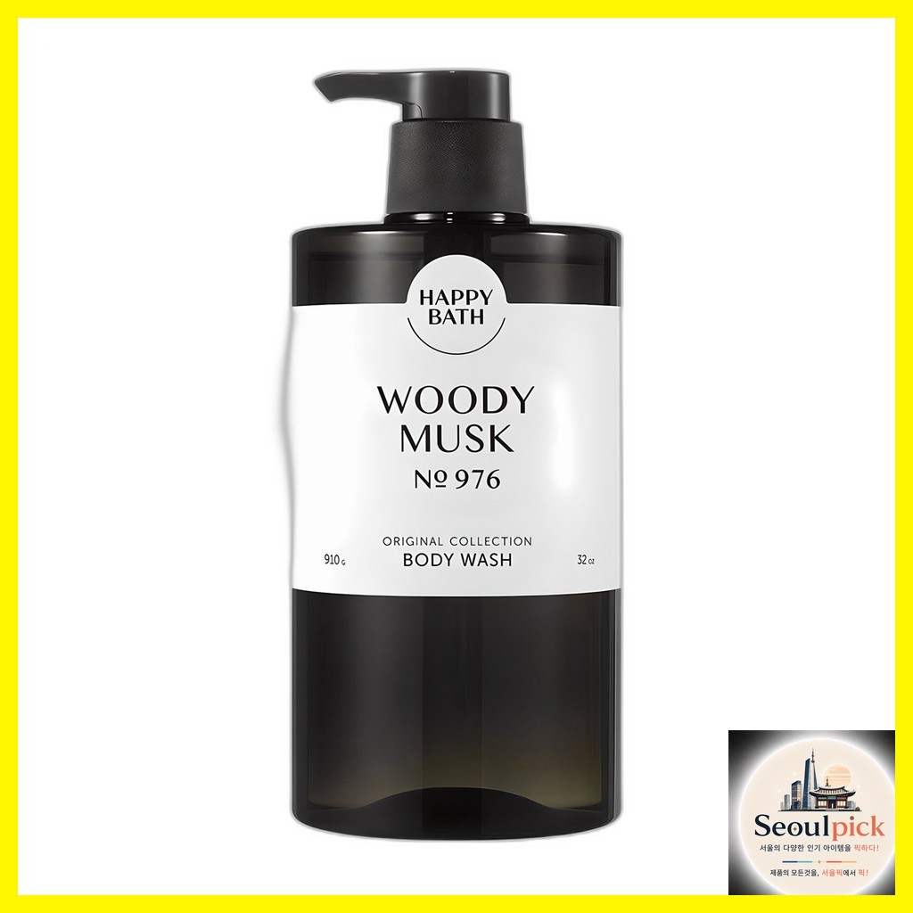[tắm hạnh phúc] Bộ sưu tập gốc Sữa tắm Woody Musk Scent, 910g, 1pc / Sữa tắm Hàn Quốc / Hương thơm W