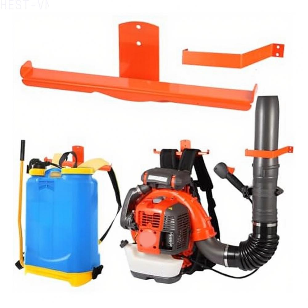 Wall Mounted Hanger Rack for Backpack Blower Keeps Workspace Tidy and Accessible
