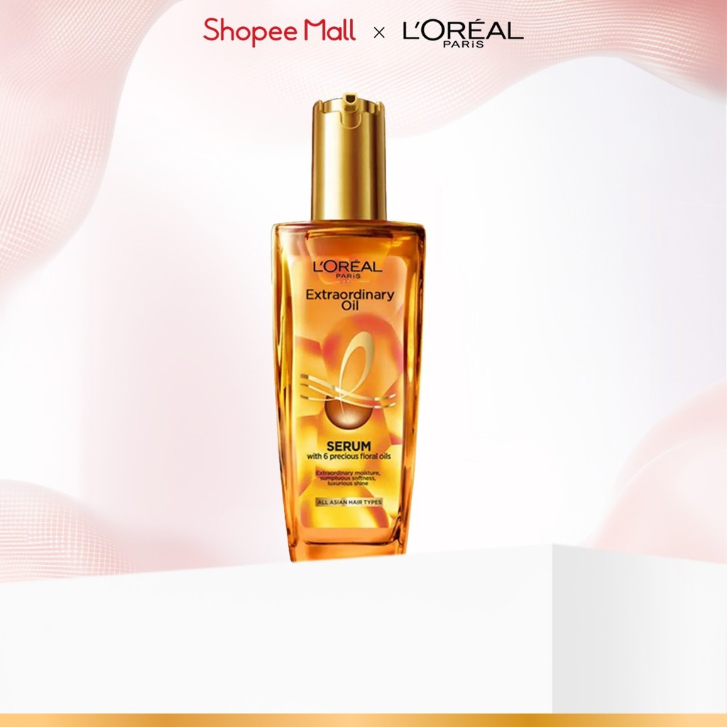 Dầu dưỡng tóc chiết xuất tinh dầu hoa tự nhiên L'Oreal Paris Elseve Extraordinary Oil Ultra Nourishi