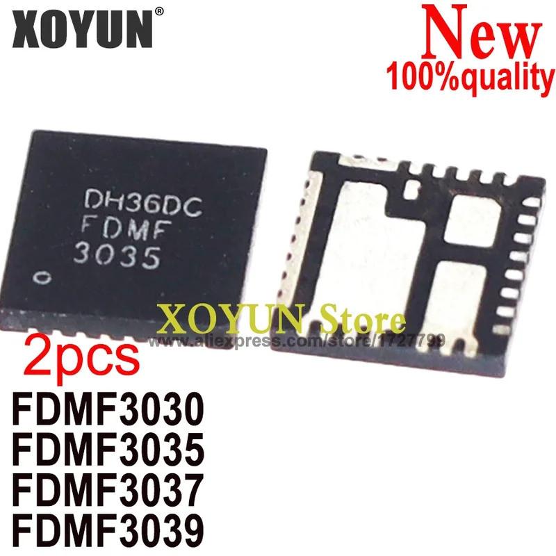 (2 chiếc) FDMF30 FDMF3035 FDMF3037 FDMF3039 FDMF 3030 3035 3037 3039 QFN-31 chip ic còn hàng ISY2