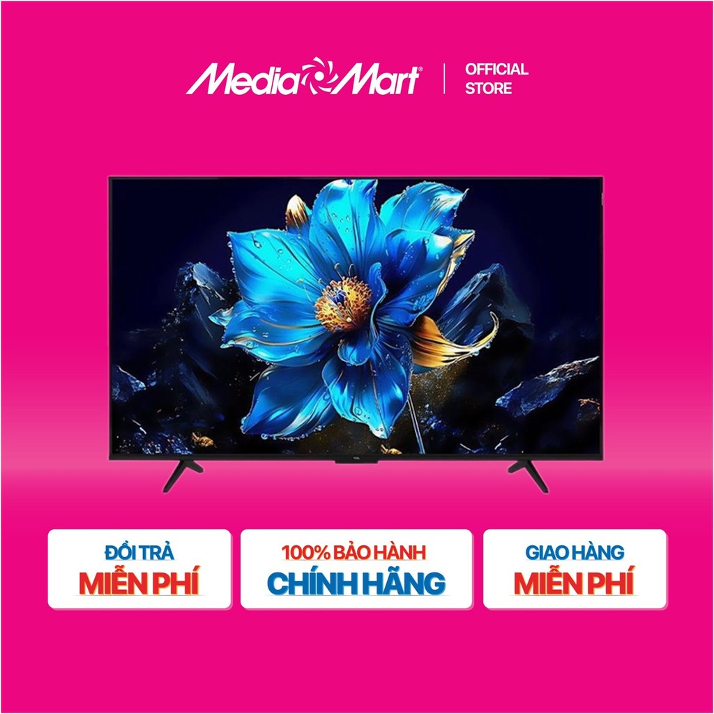 [MEDIAMART] - Google Tivi TCL QLED 4K 55 Inch 55P7K - FREESHIP,Bảohànhchínhhãng