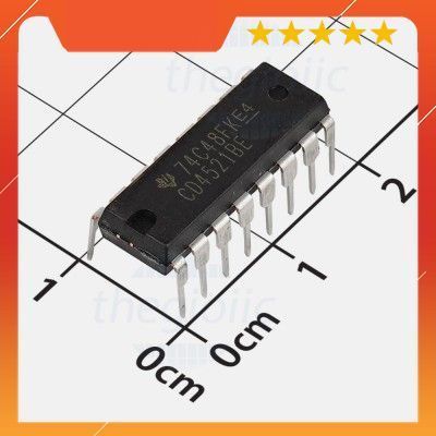 [2 Cái]- CD4521BE IC Counter Frequency Divider 13MHz, 16-DIP IoT Maker 90