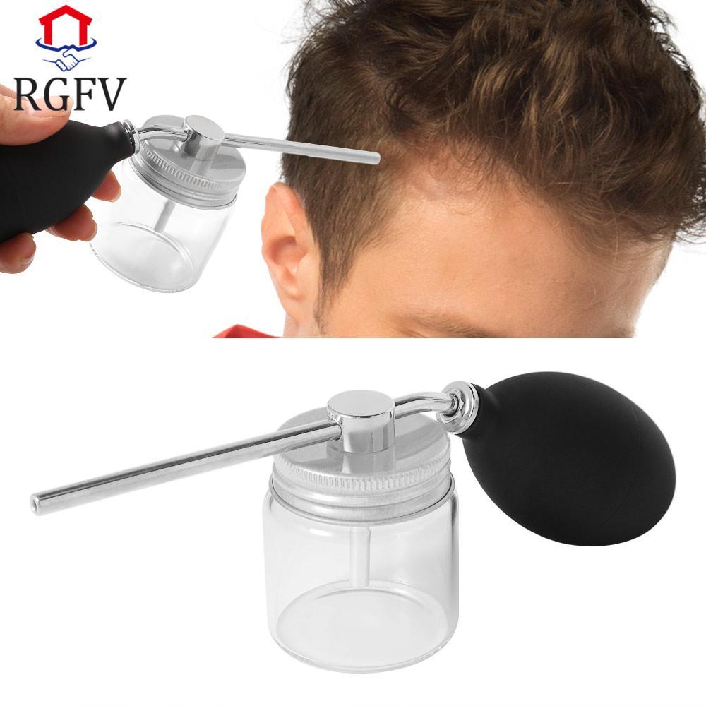RGFV Powder Blower Puffer, Hair Building Talcum Hair Salon Powder Spray Bottle, Glass Sprays Refilla