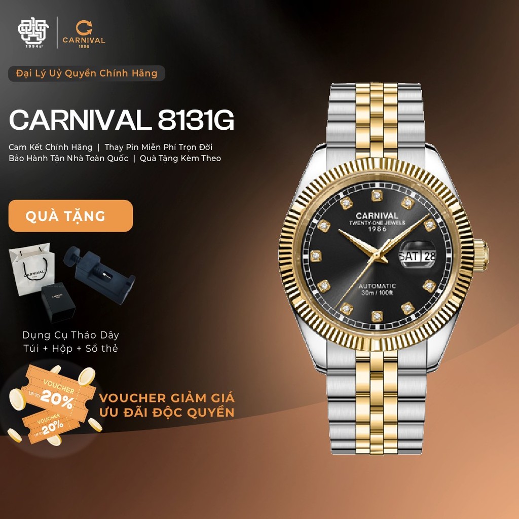 Đồng Hồ Nam 8131G-CV-D Hàng Chính Hãng 1994s WATCH