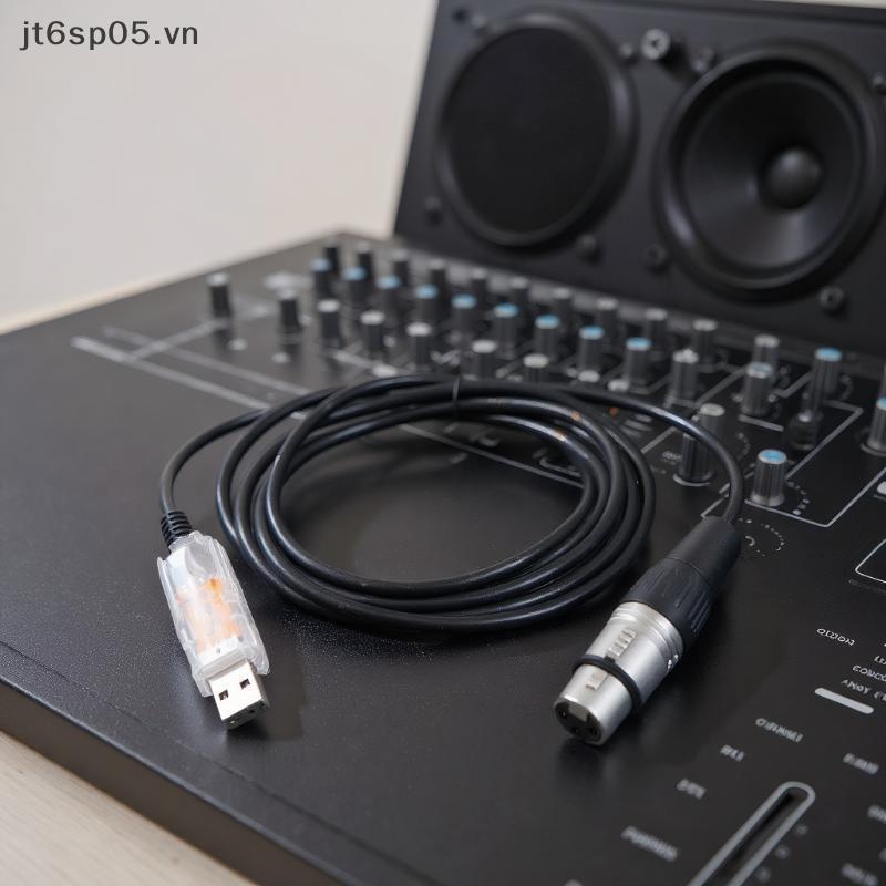 [JTS] Bộ chuyển đổi giao diện USB sang DMX QLC DMX512puter Bộ điều khiển chiếu sáng sân khấu PC Bộ đ