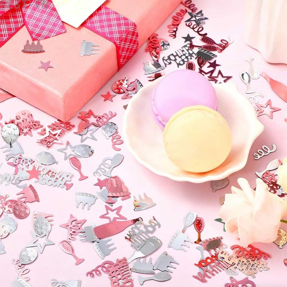 Rose Gold Birthday Decoration Kit Includes 5 Sets of Cups Balloons and Streamers