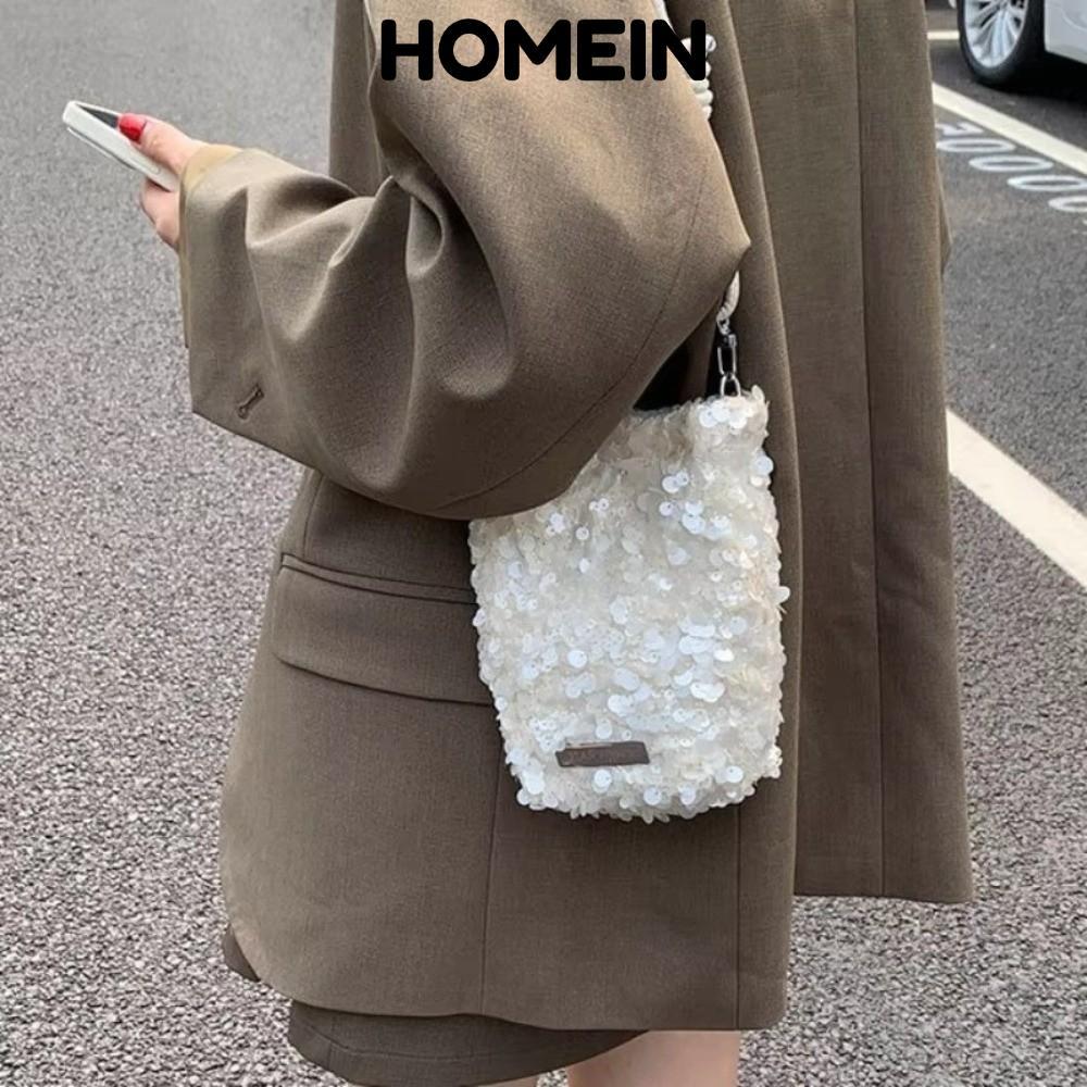 Túi đeo chéo HOMEIN, Túi đeo vai Mini đính sequin Bling Bling Bling, Túi xách và ví thiết kế dành ch