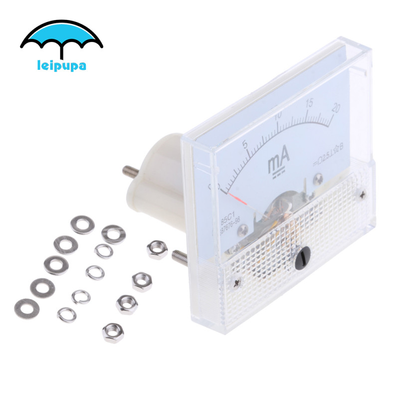 Ampe kế bảng điều khiển dòng điện tương tự để kiểm tra mạch Ampe - DC 0-1mA đến 0-20A, Có sẵn