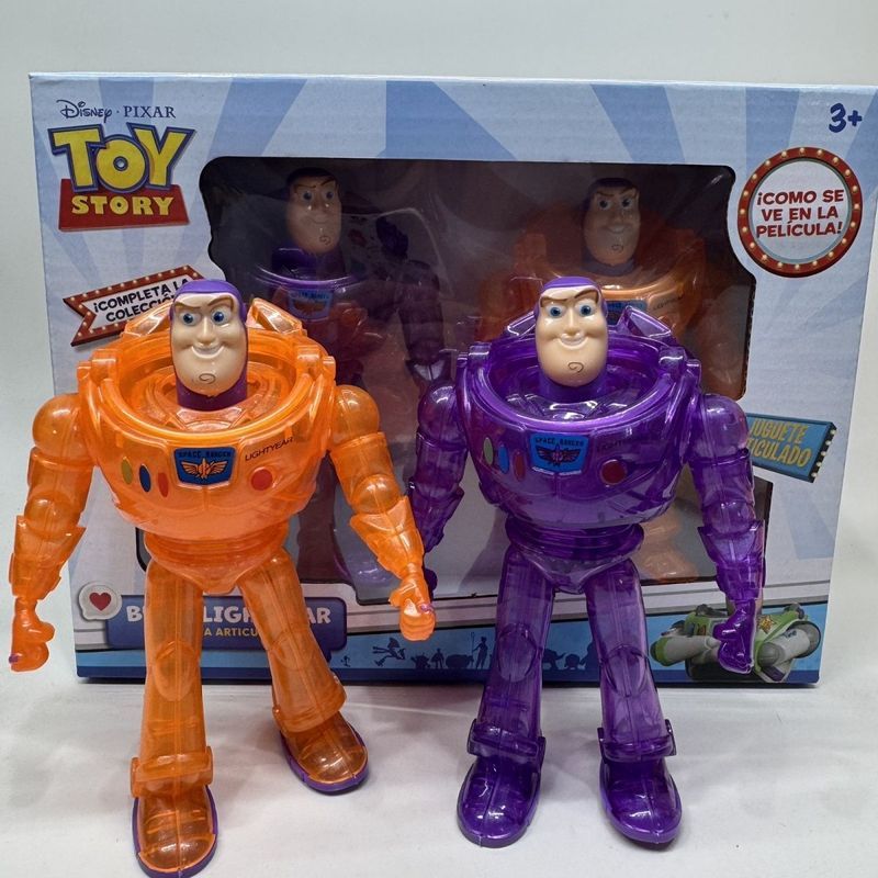 Câu chuyện đồ chơi hoàn toàn mới Buzz Lightyear Màu sắc khác nhau Mô hình trong suốt Buzz Lightyear 