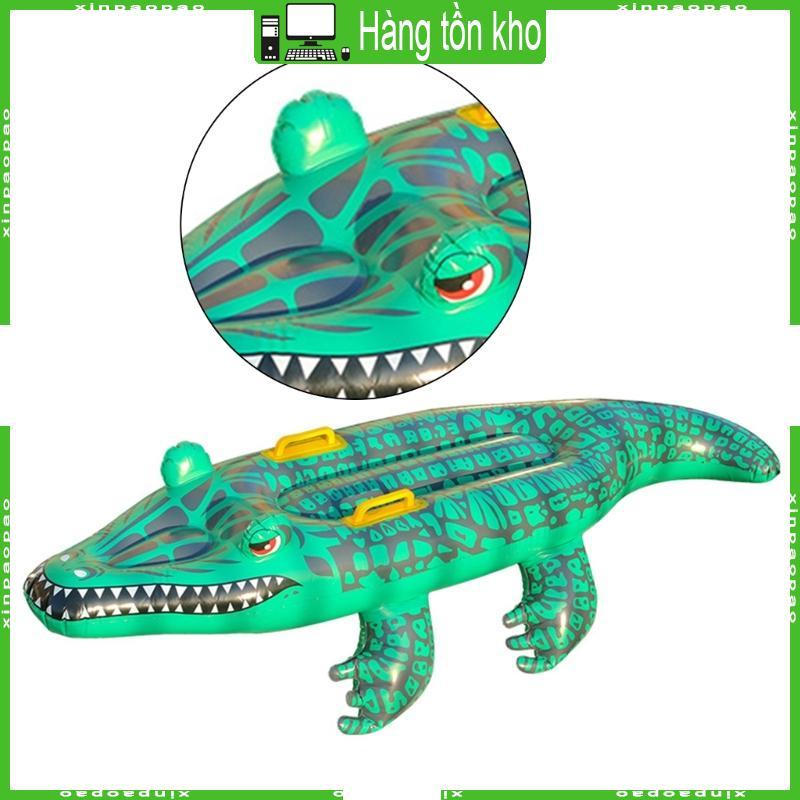 XI Mô Phỏng Động Vật Bơm Hơi Trẻ Em Nổi Giường Bể Bơi Bơm Hơi Nổi Hàng Cá Sấu Hình Bể Bơi Bơm Hơi