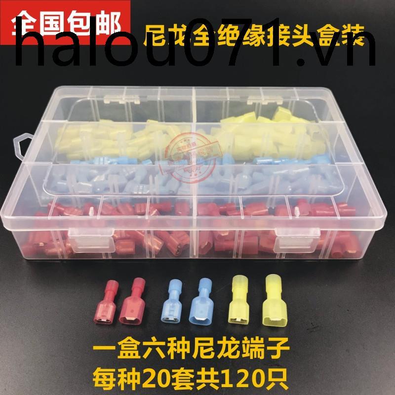 FDFN MDFN Đầu nối cách nhiệt Nylon Loại cắm Dây đầu cuối ép lạnh Cắm lò xo Ma
