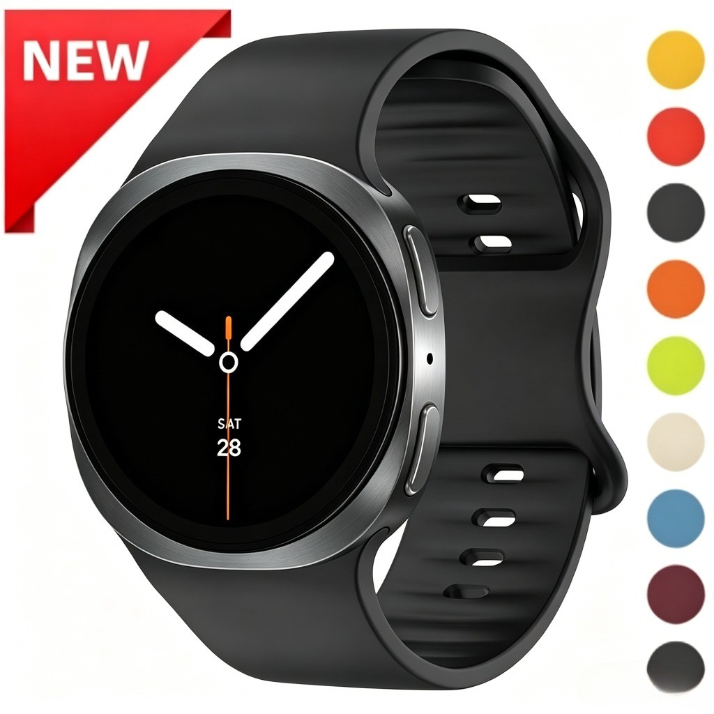 Dây đeo silicon thể thao cho Samsung Galaxy Watch 8Classic 46MM Watch 8 40mm 44mm 46mm Vòng đeo tay 