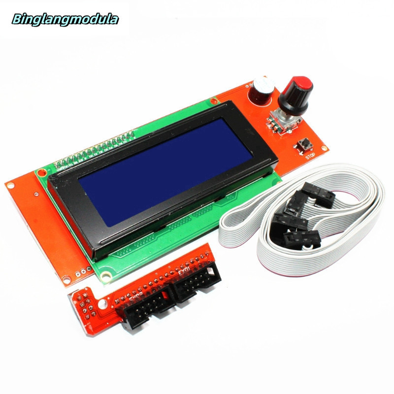 1 Chiếc 2004 Lcd 12864 Màn Hình 3D Máy In Reprap Bộ Chuyển Đổi Thông Minh Bộ Điều Khiển Reprap Ramps