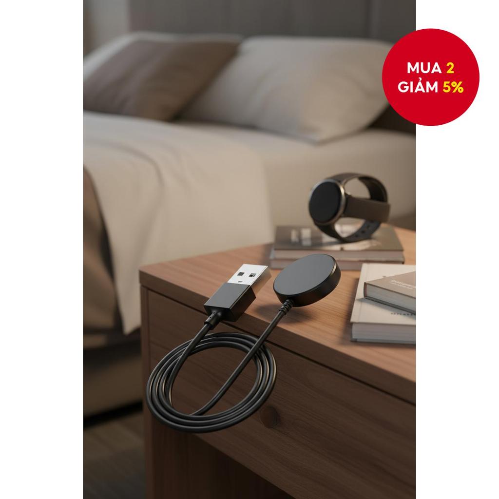 Cáp sạc Type C PD cho Samsung Galaxy Watch 6/5/Pro/4/3 41mm 45mm Active 2 40mm 44mm Watch6 Classic 4