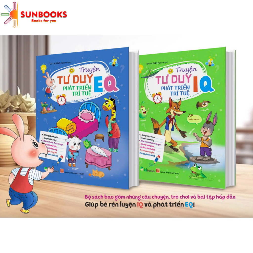 Sách Mới] - combo TRUYỆN TƯ DUY PHÁT TRIỂN TRÍ TUỆ  IQ-EQ- Sách chuẩn NXB