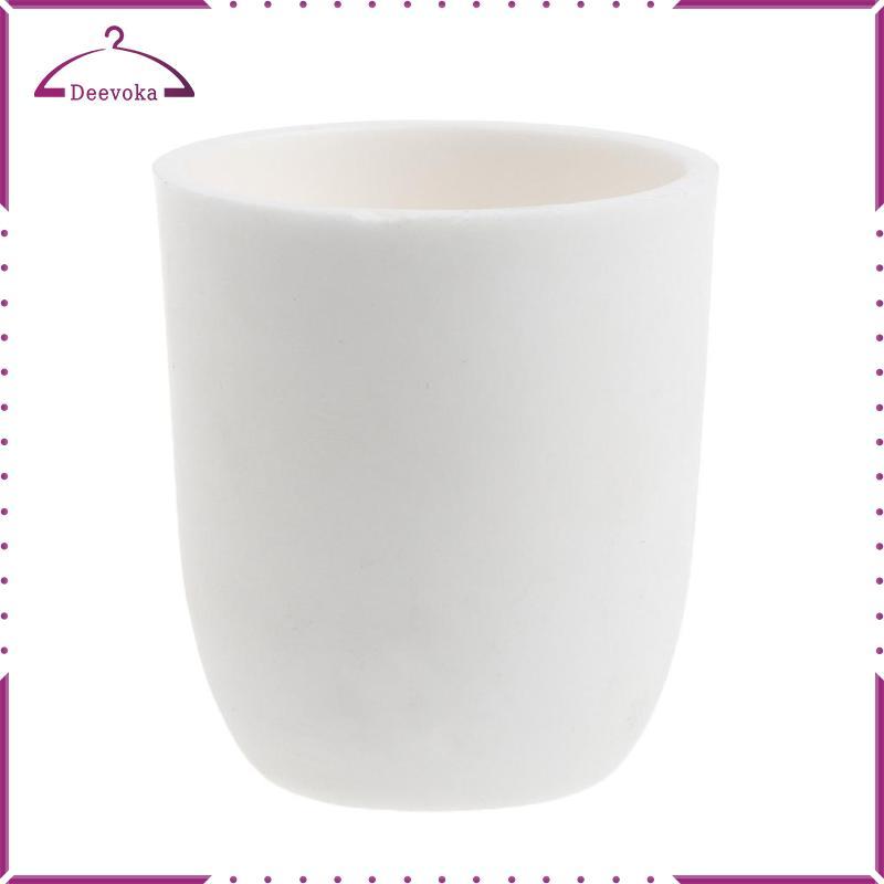 99% Al2O3 Alumina Phòng thí nghiệm hình trụ Nồi nấu chảy Bình chứa 20ml -150ml