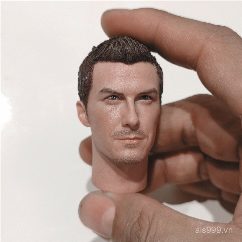 J141 [Cash commodity and quick delivery]Wholesale1/6Soldier Head Sculpture David Beckham Little Beib
