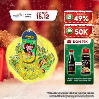  Xúc xích tiệt trùng Heo cao bồi nhân phô mai vị bắp 1túi x15cây x 32gr 