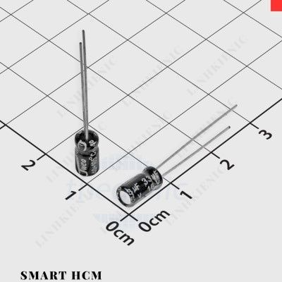 [50 Cái]- Tụ Hóa 33uF 16V 4x8mm Xuyên Lỗ Smart. HCM City