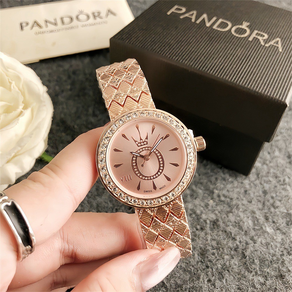 Đồng Hồ Retro Nữ Đơn Giản Gian Hàng Kim Cương Giả Đồng Hồ Nữ dw Đồng Hồ Thạch Anh Nhỏ Vòng Tay Kim C