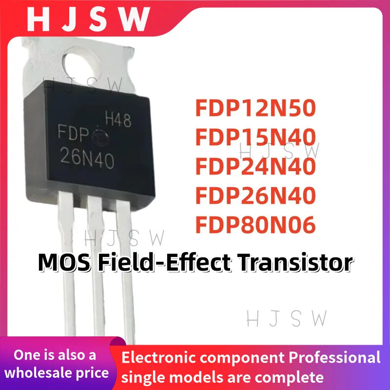 5 Chiếc FDP12N50 FDP15N40 FDP24N40 FDP26N40 FDP80N06 FDP 12N50 15N40 24N40 26N40 80N06 TO-220 MOS Bộ