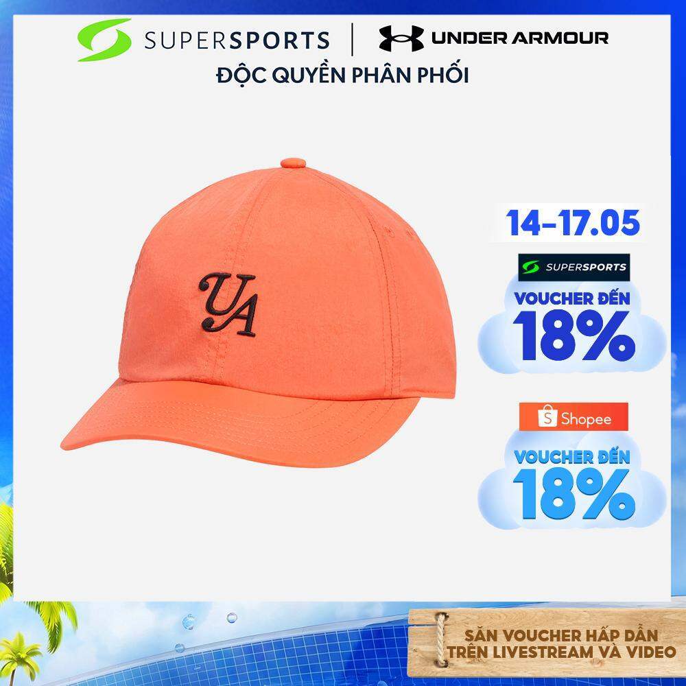 Mũ Lưỡi Trai Nam Under Armour Sportstyle Nylon - Cam - 1389692-847