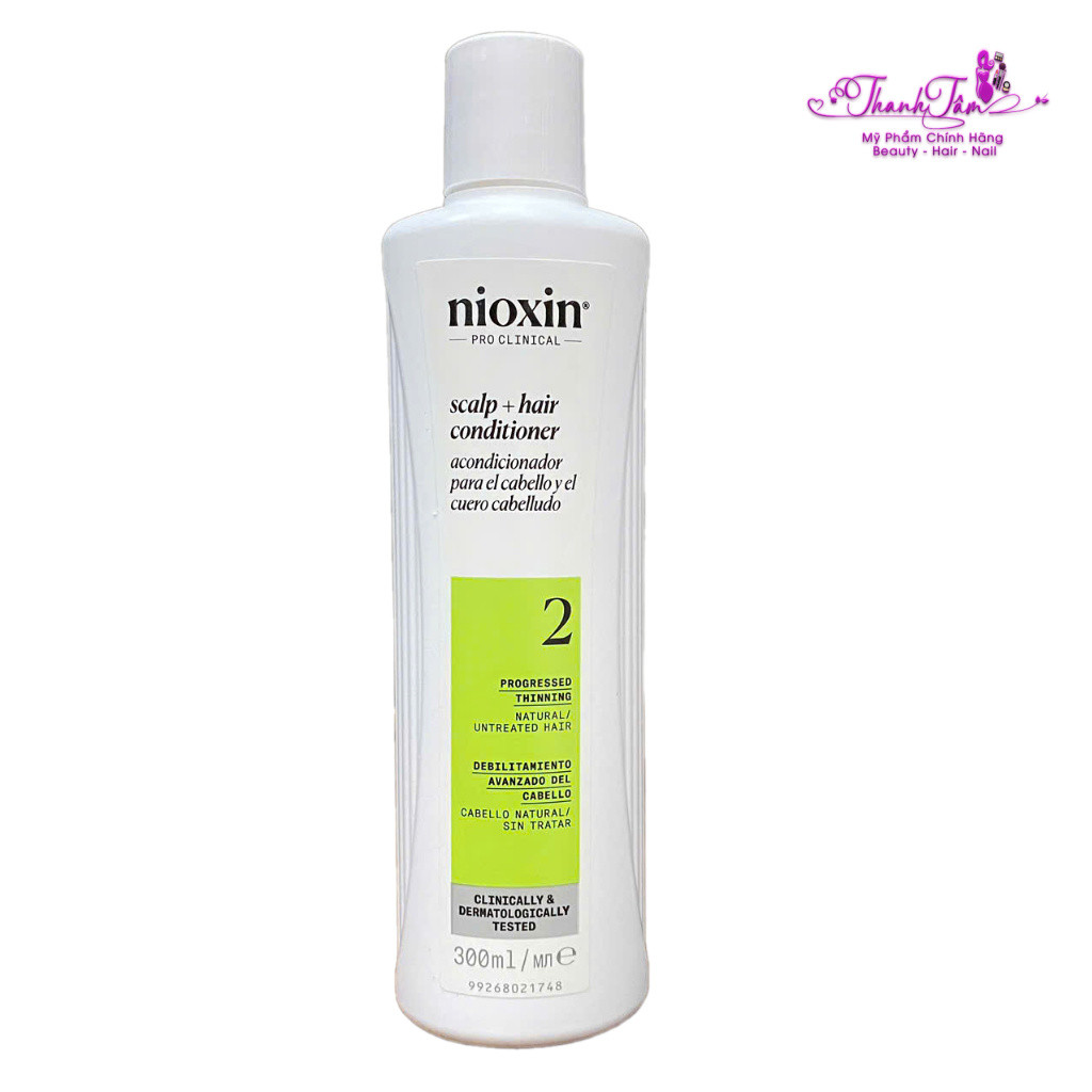 Dầu xả chống rụng tóc Nioxin System 2 Conditioner 300ml ( Natural Hair ) .TT