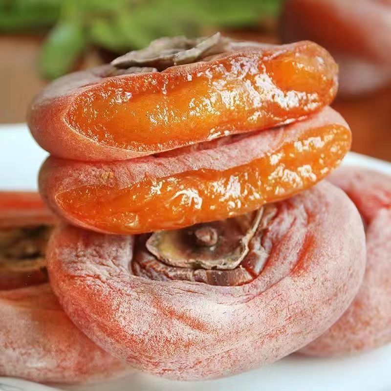 2026新款广西柿饼新鲜上市独立包装降霜柿子饼流心吊柿饼Guangxi persimmon cake fresh listing independent packaging frost persimm