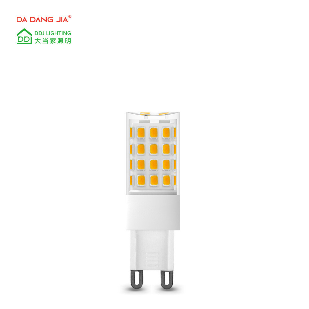 UL ETL G9 5W 500 Lumens Làm mờ sâu Không nhấp nháy Đèn LED gốm G9 Pha lê ngô Hạt XRSF