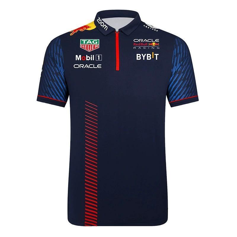New F1 Racing Team Clothes T-shirt Racing Riding Shirt Short-Sleeved Polo Shirt Men's Quick-Drying S