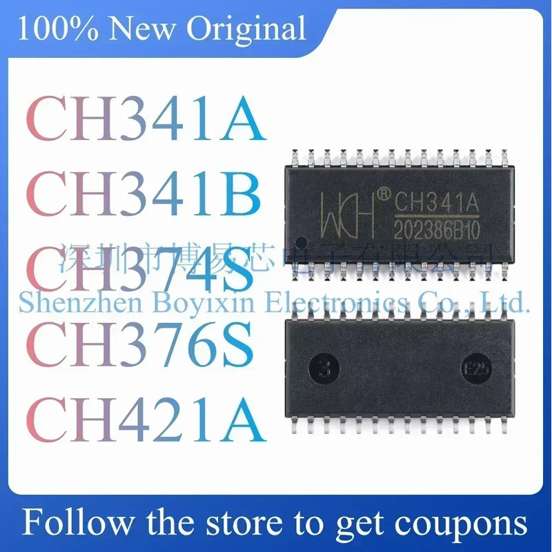 5 chiếc CH341A CH341B CH374S CH376S CH421A SOP Chip ic